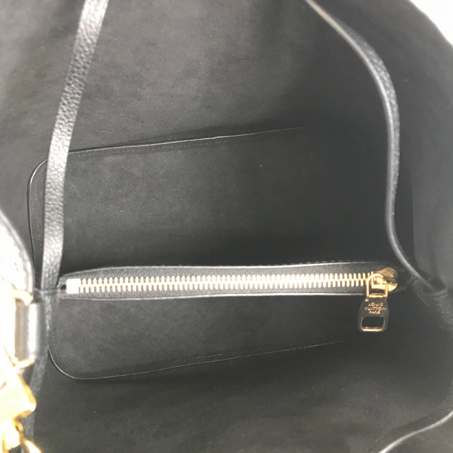 LOUIS VUITTON Monogram Emplant Neonoe 2WAY Shoulder Handbag