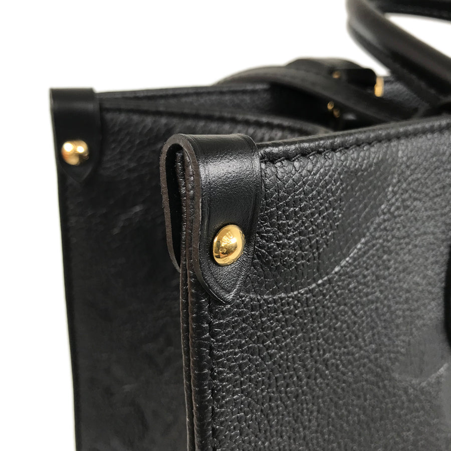 LOUIS VUITTON Monogram Empreinte On the Go MM Handbag