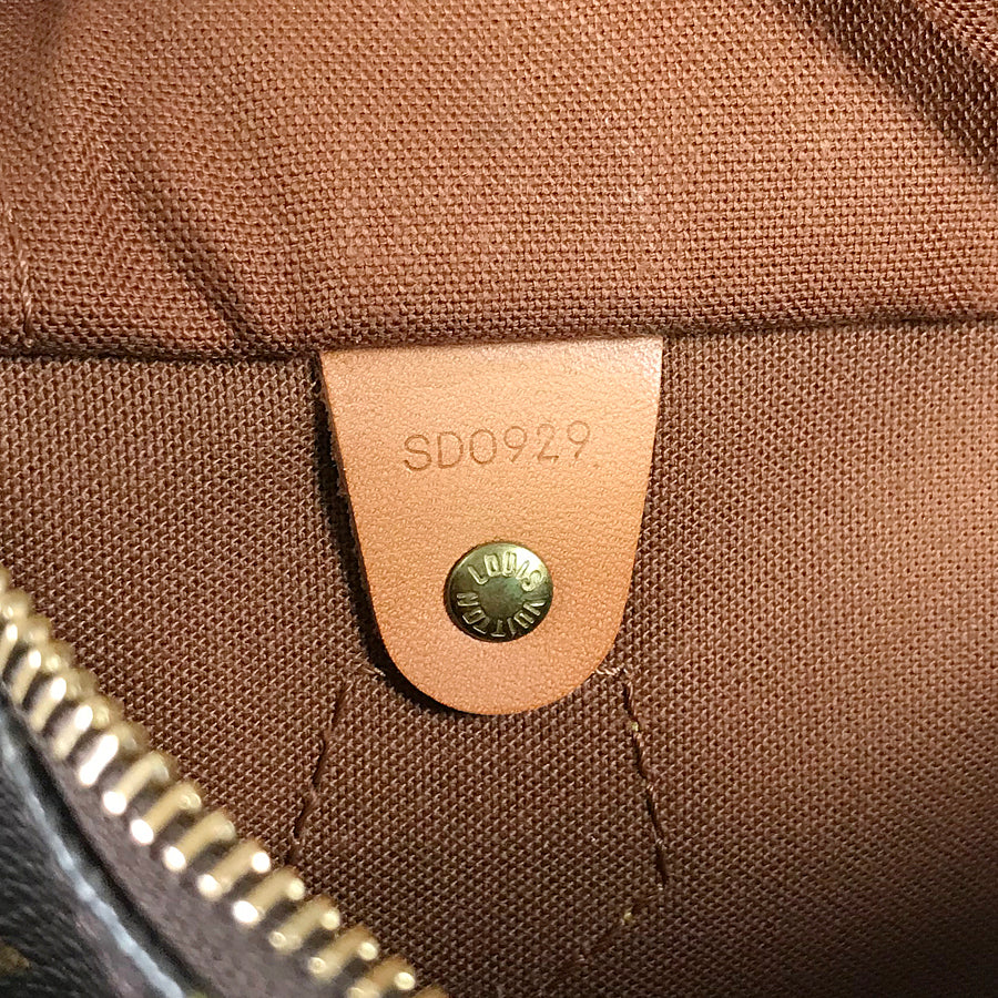 LOUIS VUITTON Monogram Speedy 25 M41109 Hand bag