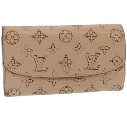 LOUIS VUITTON Mahina Portefeuille Iris Long Wallet Pink M60145 LV Auth th2483
