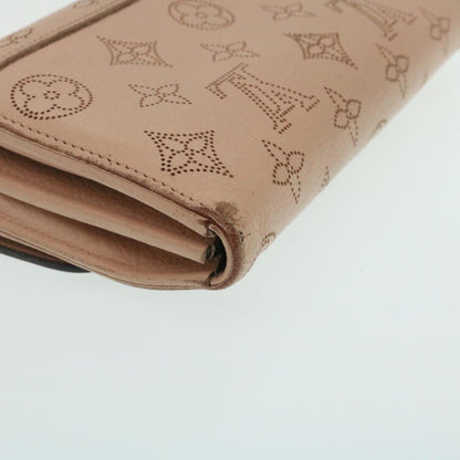 LOUIS VUITTON Mahina Portefeuille Iris Long Wallet Pink M60145 LV Auth th2483