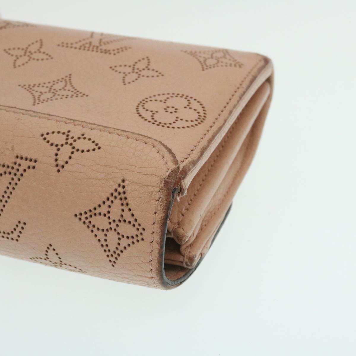 LOUIS VUITTON Mahina Portefeuille Iris Long Wallet Pink M60145 LV Auth th2483