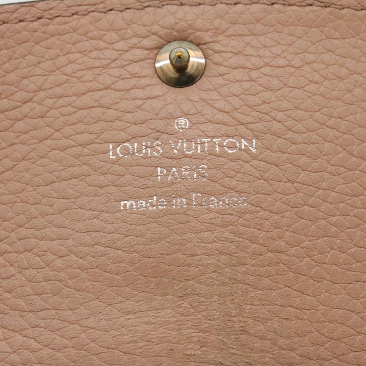 LOUIS VUITTON Mahina Portefeuille Iris Long Wallet Pink M60145 LV Auth th2483