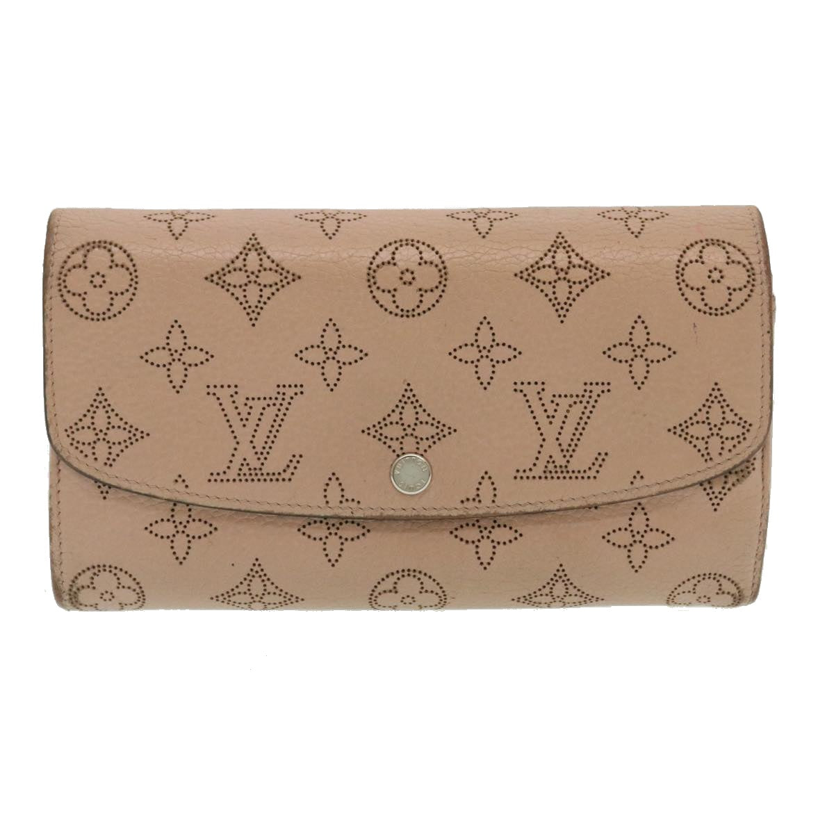 LOUIS VUITTON Mahina Portefeuille Iris Long Wallet Pink M60145 LV Auth th2483