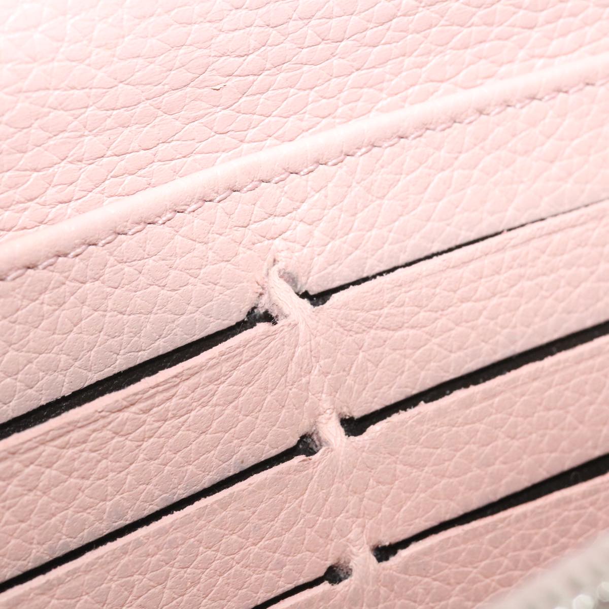 LOUIS VUITTON Mahina Portefeuille Iris Long Wallet Pink M60145 LV Auth th2483