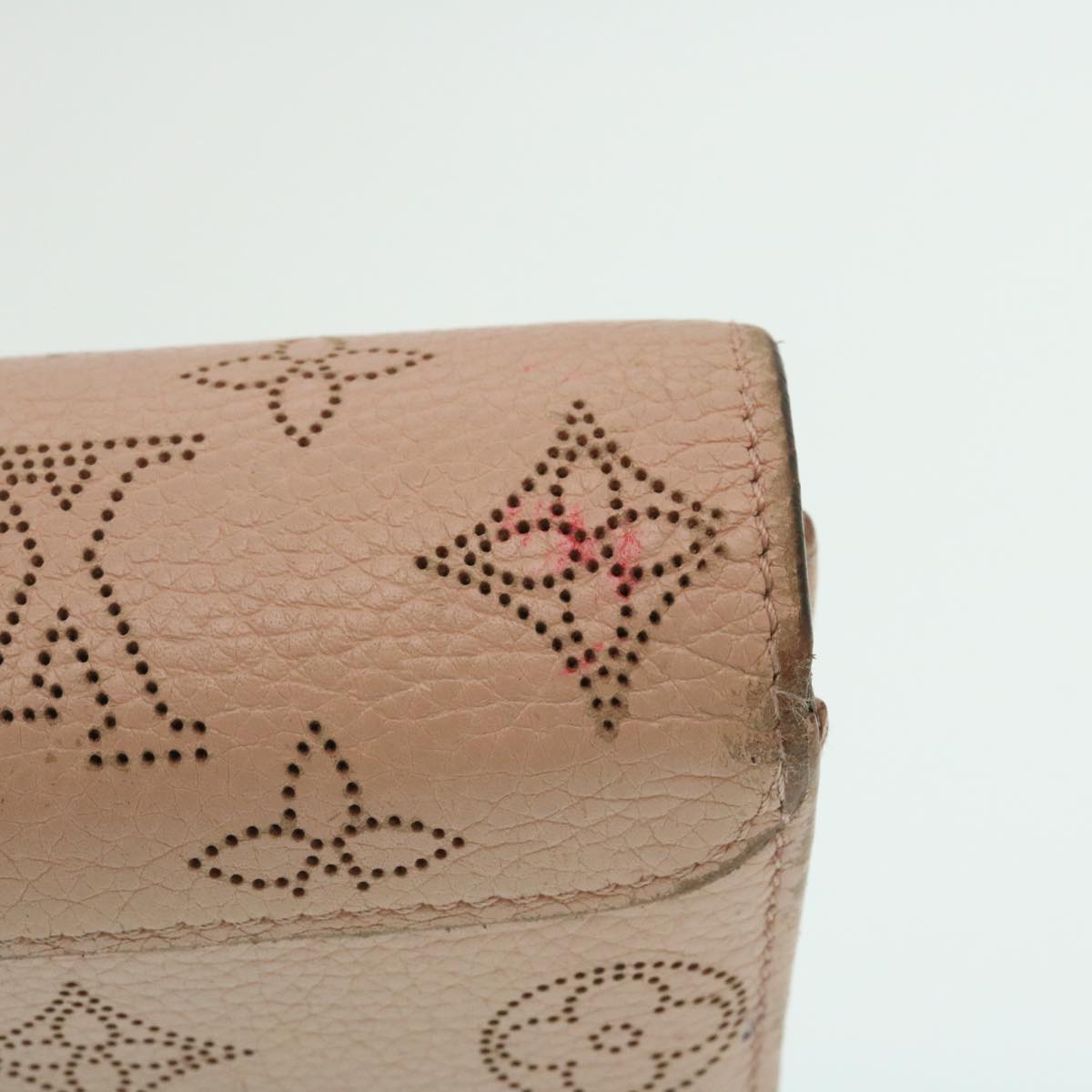 LOUIS VUITTON Mahina Portefeuille Iris Long Wallet Pink M60145 LV Auth th2483