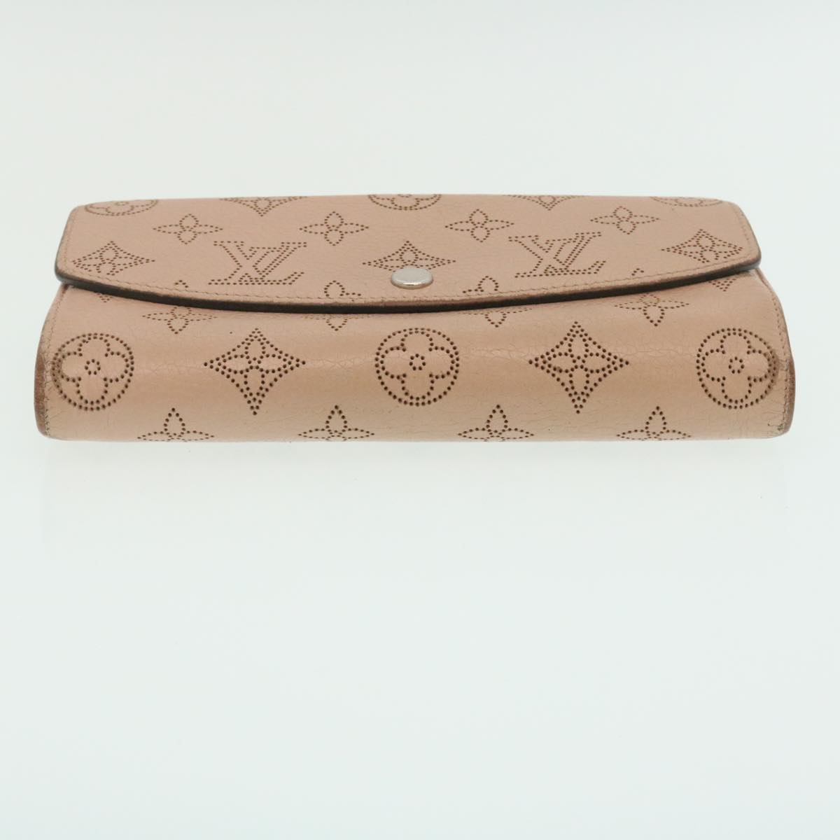 LOUIS VUITTON Mahina Portefeuille Iris Long Wallet Pink M60145 LV Auth th2483