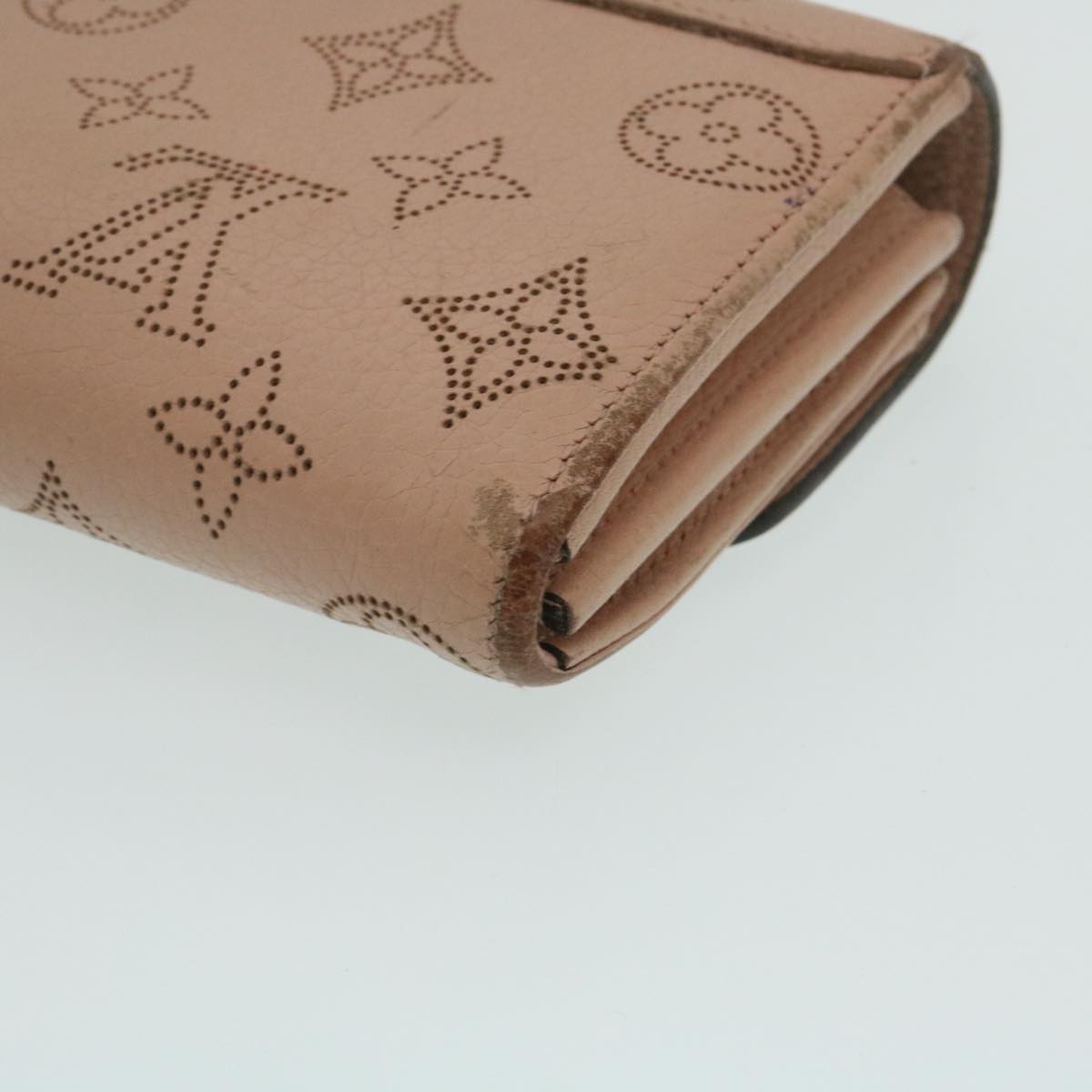 LOUIS VUITTON Mahina Portefeuille Iris Long Wallet Pink M60145 LV Auth th2483