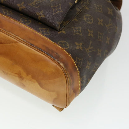 LOUIS VUITTON Monogram Montsouris GM Backpack M51135 LV Auth th3460