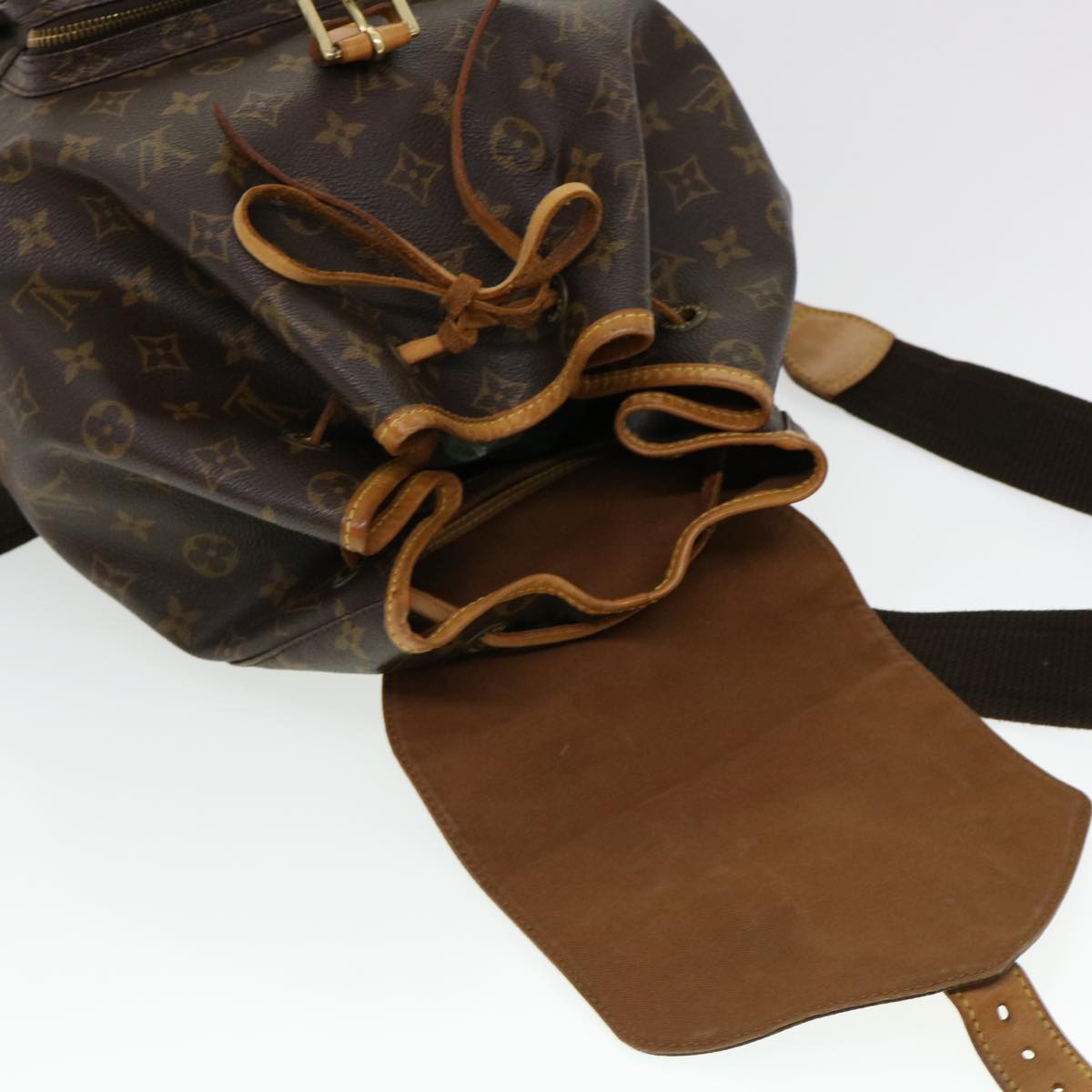 LOUIS VUITTON Monogram Montsouris GM Backpack M51135 LV Auth th3460