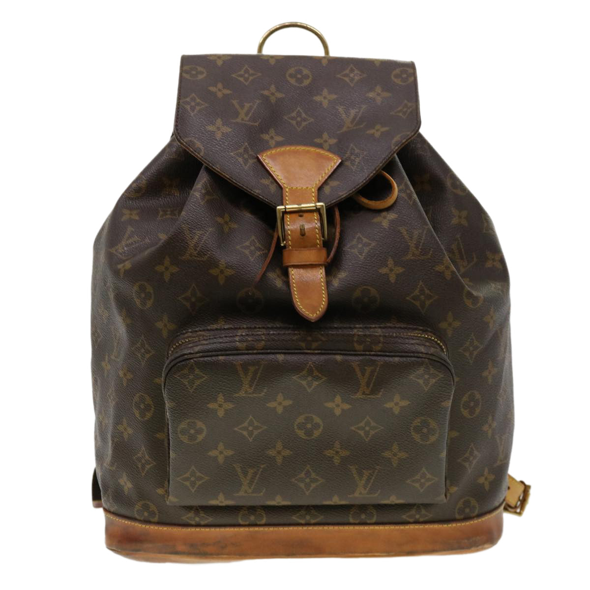 LOUIS VUITTON Monogram Montsouris GM Backpack M51135 LV Auth th3460