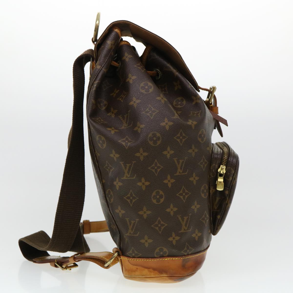 LOUIS VUITTON Monogram Montsouris GM Backpack M51135 LV Auth th3460