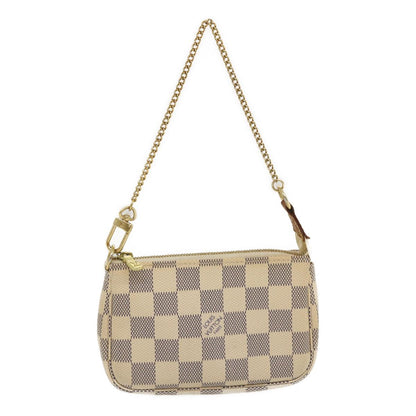 LOUIS VUITTON Damier Azur Mini Pochette Accessoires Pouch N58010 LV Auth 35103