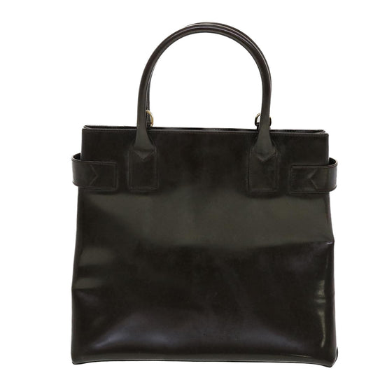 GUCCI Hand Bag Leather 2way Shoulder Bag Brown 00011180503  ti1151