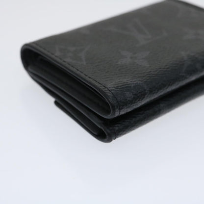 LOUIS VUITTON Monogram Eclipse Discovery compact wallet Wallet M67630 Auth tp320