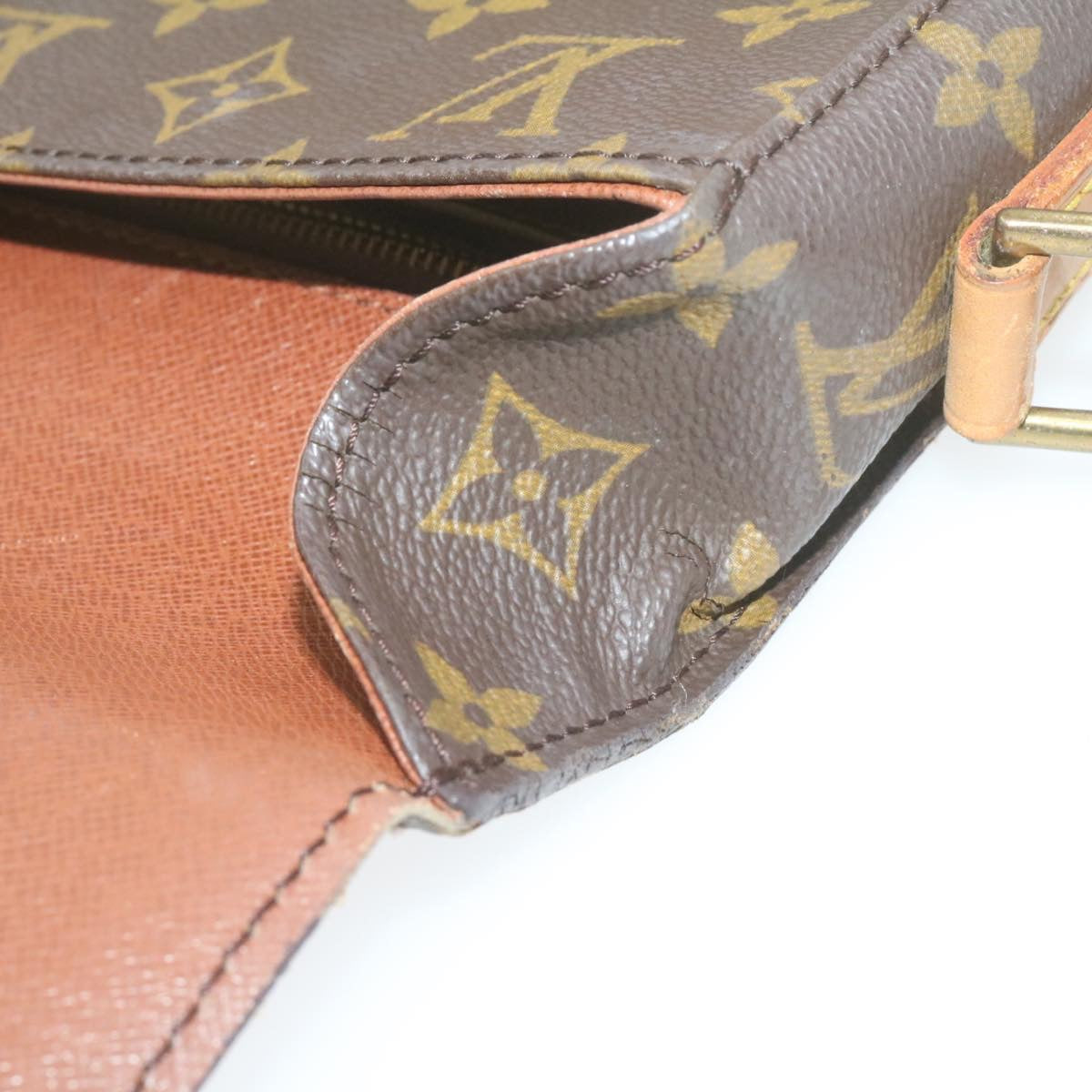 LOUIS VUITTON Monogram Saint Cloud GM Shoulder Bag M51242 LV Auth yk1229