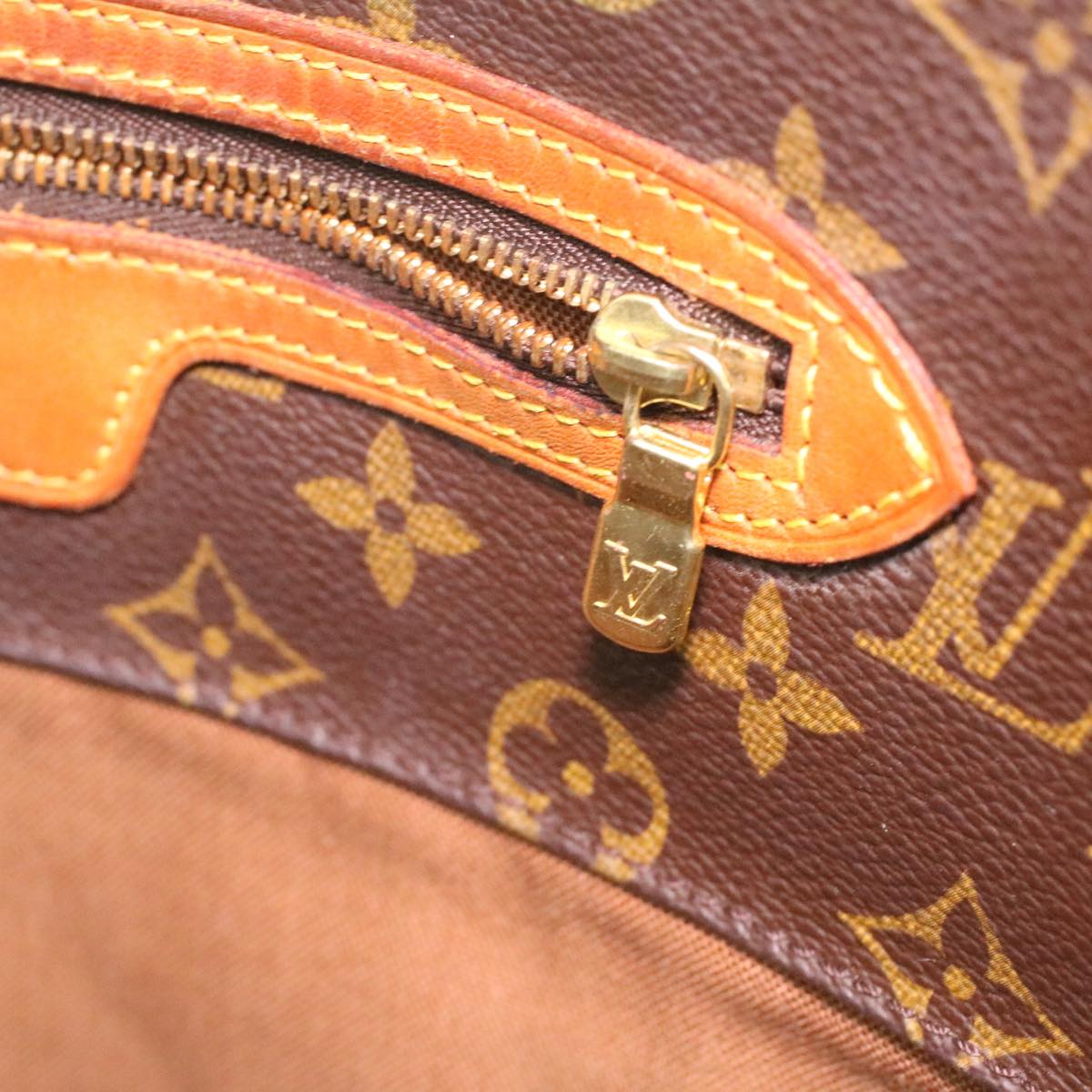 LOUIS VUITTON Monogram Sac Shopping Tote Bag M51108 LV Auth yk5667