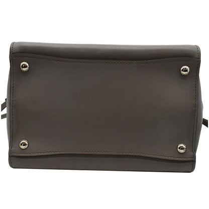 PRADA City Sport B2925R Leather 2Way Shoulder Bag Grey